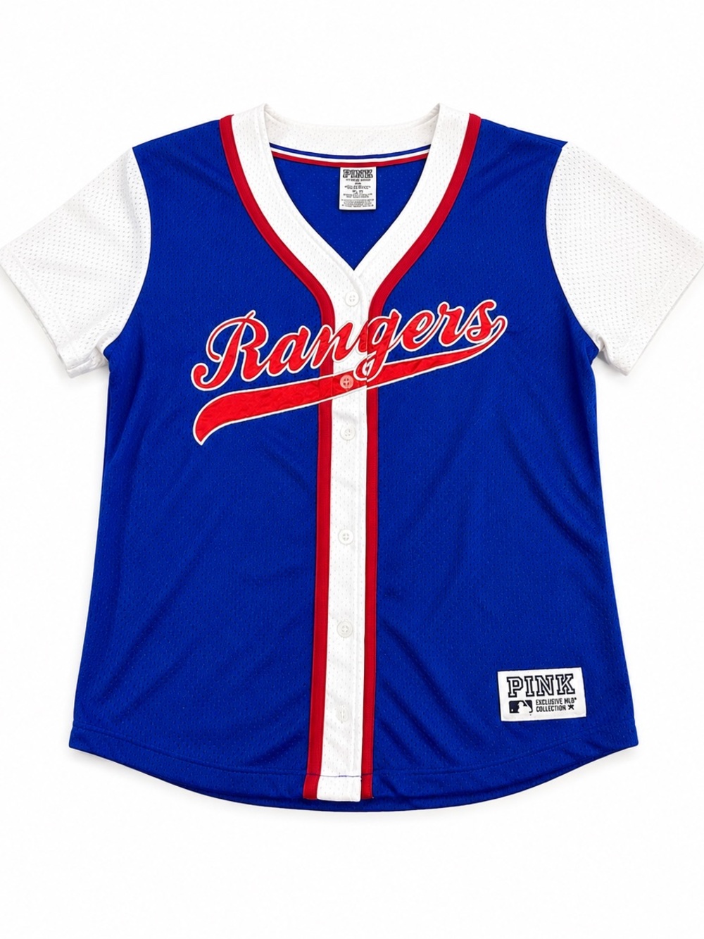 PINK Victoria's Secret | Texas Rangers Baseball Jersey| Official MLB Collection